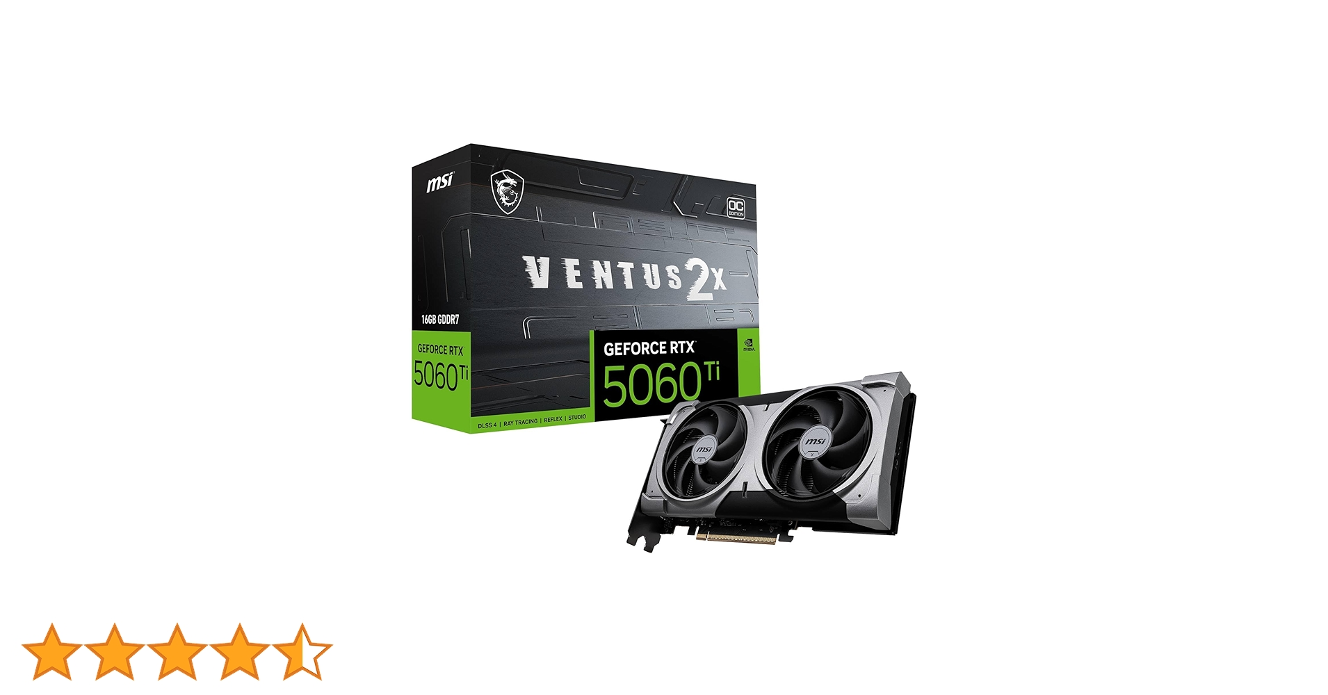 Amazon.in: Buy MSI GeForce RTX 5060 Ti 16G Ventus 2X OC Plus